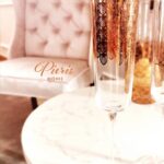Kieliszki do szampana glamour zdobione 24-karatowym złotem | set 01 | FIRST GOLD