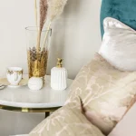Łóżko ZOELL wygodne luksusowe nowojorskie glamour tapicerowane pikowane zielone lub inne kolory z linii CLASSIC