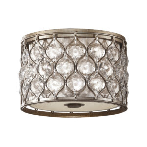 Lampa sufitowa plafon glamour Lucia 2 klasyczna nowojorska modern classic oksydowane srebro