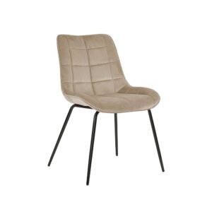 Krzesło nowojorskie glamour modern classic VOLTA ideal black