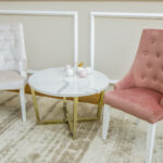 Krzesełko dziecięce glamour w stylu Hamptons GLAMMY z linii PIERIS BEBE