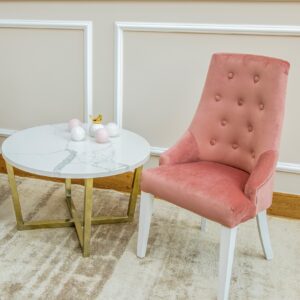 Krzesełko dziecięce glamour w stylu Hamptons GLAMMY z linii PIERIS BEBE