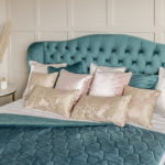 Poduszka LENA ROSE dekoracyjna Hamptons glamour z linii FLORAL - na stanie