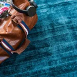 Dywan nowoczesny glamour Blade Teal