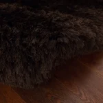 Dywan nowoczesny glamour Plush Shaggy Dark Chocolate