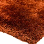 Dywan nowoczesny glamour Plush Shaggy Rust