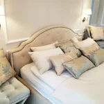 Poduszka LENA MINT dekoracyjna Hamptons glamour z linii FLORAL