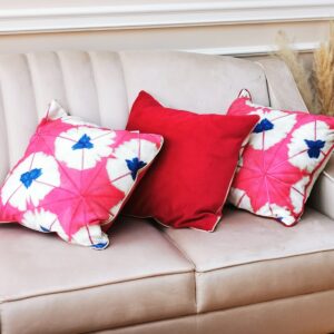 Poduszka PINK FLOWERS dekoracyjna Hamptons glamour z linii FLORAL