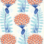 Tapeta hampton glamour Thibaut TIVERTON Blue and Green