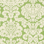 Tapeta hampton glamour Thibaut TRELAWNY DAMASK Green