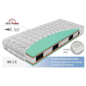 Wygodny Materac Materasso ADMIRAL BIO-EX EXCLUSIVE z linii POCKET