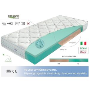 Wygodny Materac Materasso VISCOGREEN LUX PL z linii BIO-GREEN