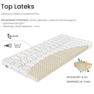Materac Nawierzchniowy Materasso TOP LATEKS