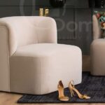 Fotel JUSTIN nowoczesny Plush Boucle modern classic