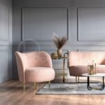 Sofa nowojorska ALICE III glamour modern classic Plush Boucle