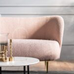 Sofa nowojorska ALICE II glamour modern classic Plush Boucle