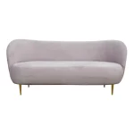 Sofa nowojorska ALICE III glamour modern classic Plush Boucle