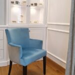 Krzesło fotel TORINO nowojorskie modern classic hamptons glamour z linii CLASSIC - standard HOTELOWY