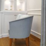 Krzesło fotel MALAGA nowojorskie modern classic hamptons glamour z linii CLASSIC - standard HOTELOWY