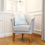 Krzesło fotel MALAGA nowojorskie modern classic hamptons glamour z linii CLASSIC - standard HOTELOWY