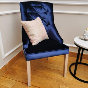 Eleganckie krzesło ELEN PREMIUM nowojorskie pikowane glamour z linii CLASSIC - standard HOTELOWY