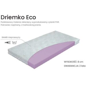Wygodny Materac Dziecięcy Materasso BABY DRIEMKO eco