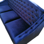 Wygodna sofa glamour MARGO pikowana modern classic hamptons z linii ESCLUSIVO
