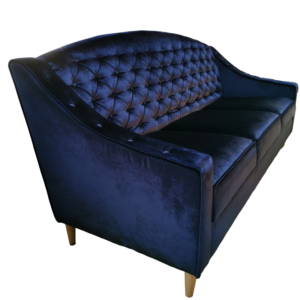 Wygodna sofa glamour MARGO pikowana z funkcją spania modern classic hamptons z linii ESCLUSIVO
