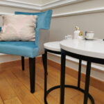 Wygodne Krzesło fotel TORINO nowoczesne nowojorskie glamour hamptons z linii CLASSIC - standard HOTELOWY
