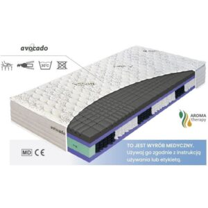 Wygodny Materac Materasso HYBRID ANTRACIT z linii POCKET