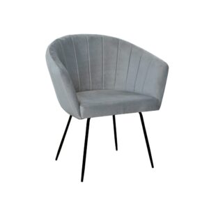 Fotel krzesło nowojorski nowoczesny glamour modern classic TOM ideal black