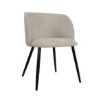 Fotel krzesło nowojorski LENA Special Black nowoczesny glamour modern classic hamptons