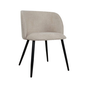 Fotel krzesło nowojorski LENA Special Black nowoczesny glamour modern classic hamptons