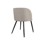 Fotel krzesło nowojorski LENA Special Black nowoczesny glamour modern classic hamptons