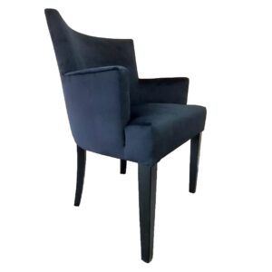 Krzesło fotel TORINO czarne nowojorskie modern classic hamptons glamour z linii CLASSIC - standard HOTELOWY