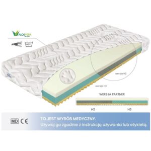 Wygodny Materac Materasso TERMOPUR COMFORT PL 19 cm z linii THERMO