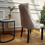 Krzesło nowojorskie glamour modern classic pikowane MEDIOLAN