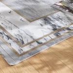 Dywan Hamptons glamour Toronto Marble Grey nowoczesny nowojorski