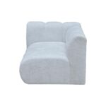 Element prosty lewy nowoczesny nowojorski Plush Boucle - sofa modułowa GRAND