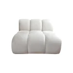 Element prosty nowoczesny nowojorski Plush Boucle - sofa modułowa ROYAL