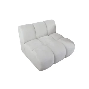 Element prosty nowoczesny nowojorski Plush Boucle - sofa modułowa ROYAL