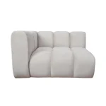 Element prosty lewy nowoczesny nowojorski Plush Boucle - sofa modułowa ROYAL
