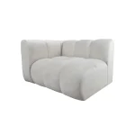 Element prosty lewy nowoczesny nowojorski Plush Boucle - sofa modułowa ROYAL