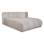 Designerski Szezlong prawy nowoczesny nowojorski Plush Boucle - sofa modułowa GRAND
