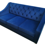 Wygodna sofa glamour MARGO modern classic hamptons pikowana z linii ESCLUSIVO