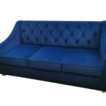 Wygodna sofa glamour MARGO modern classic hamptons pikowana z linii ESCLUSIVO