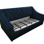 Wygodna sofa glamour MARGO modern classic hamptons pikowana z linii ESCLUSIVO