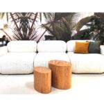 Designerska Sofa modułowa POPPY SL+S+SP nowoczesna nowojorska Plush Boucle