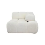 Element prosty prawy nowoczesny Plush Boucle - sofa modułowa SOFIA
