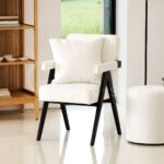 Fotel krzesło COMO prl retro klasyczny Plush Boucle